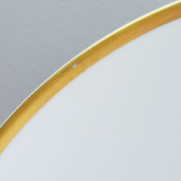 Vintage PM Jaeger & Co. Harvest Dinner Plate, Pear & Figs, Heavy Gold Trim - Picture 3 of 10